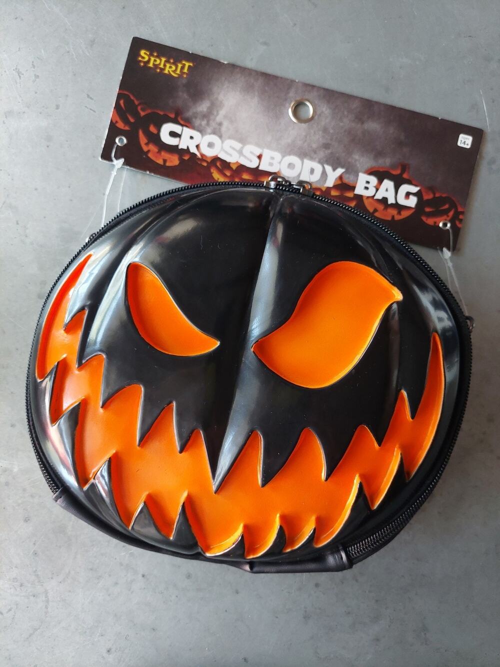 Spirit Halloween Jack O Lantern Pumpkin Crossbody Bag Scary season